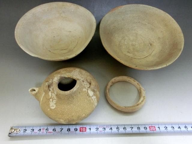 土器■須恵器セット 土器 茶碗 急須 発掘 古鉢 杯 古道具  時代物 骨董品■