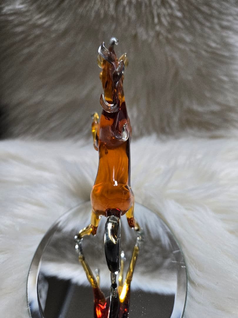 ✨美品✨馬・ガラス置物