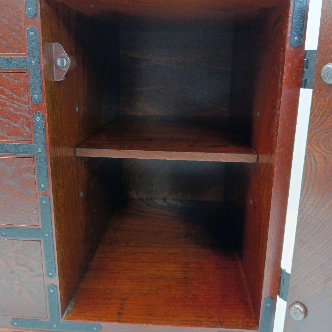 P376 駿河民芸 木製 家具 小物入れ 収納 箪笥