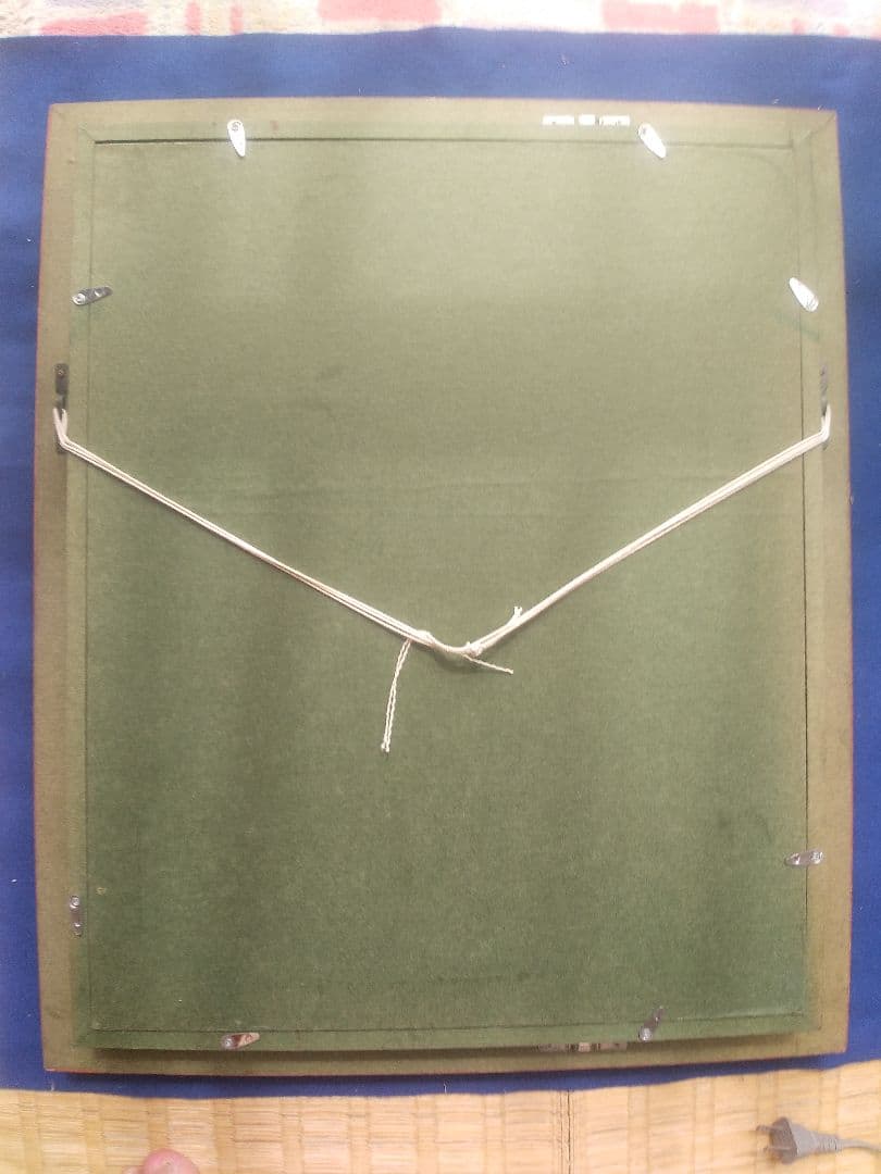 額縁シリーズ NO13 洋画 総金箔 模様入り ローランサン複製画入り F6号