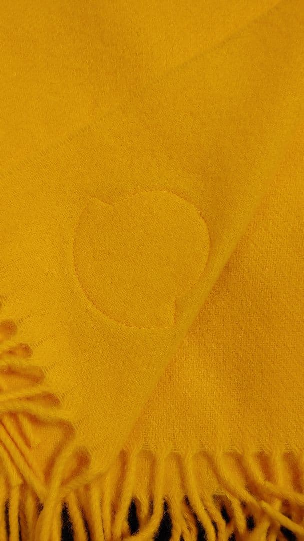 あさこのママ‼️MONCLER モンクレール ビッグロゴ フリンジマフラー