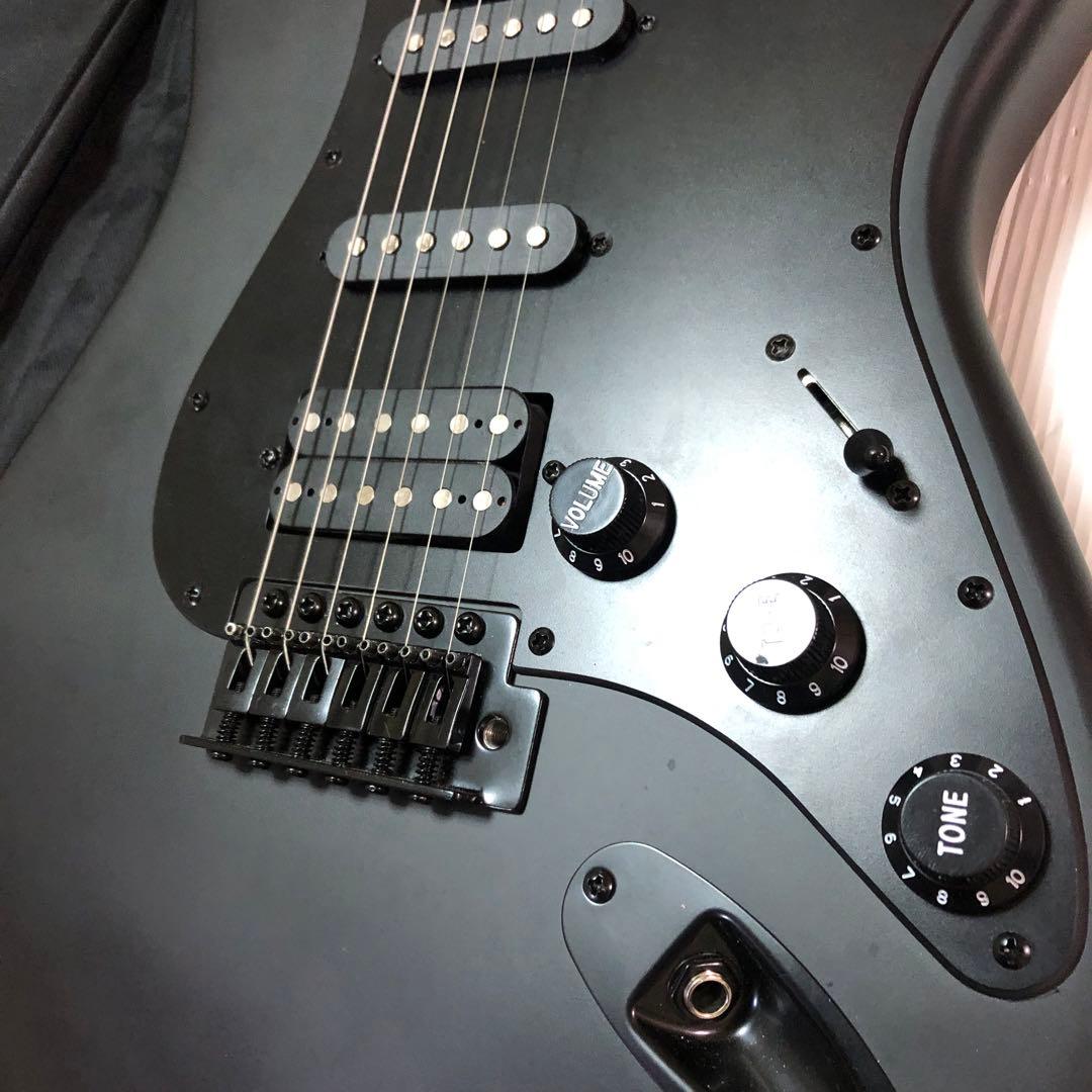 ペ*ん様 selder custom マットブラック　ストラトキャスター