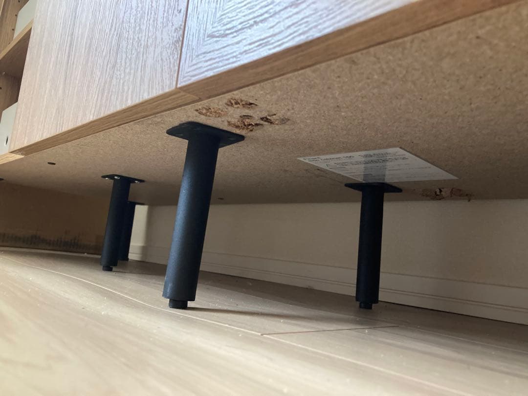 LOWYA ロウヤ ローサイドボード キッチン 食器棚 インテリアに ※痛みあり