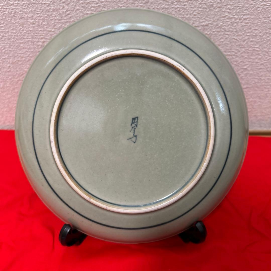 有田焼 円左エ門窯 東海道五十三次 品川 飾皿 直径24cm 広重図