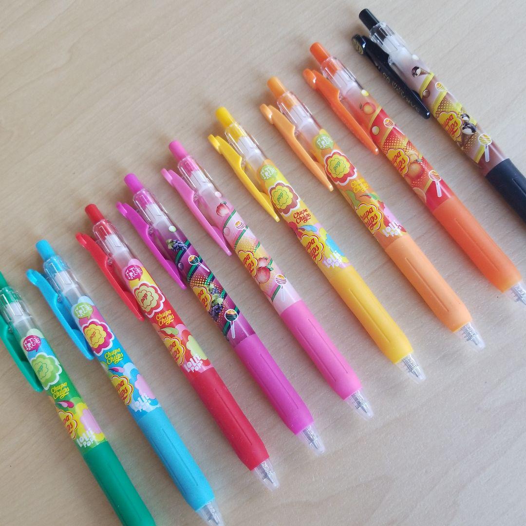 ZEEBRA SARASA 限定 香りつき チュッパチャプス ボールペン9本♡