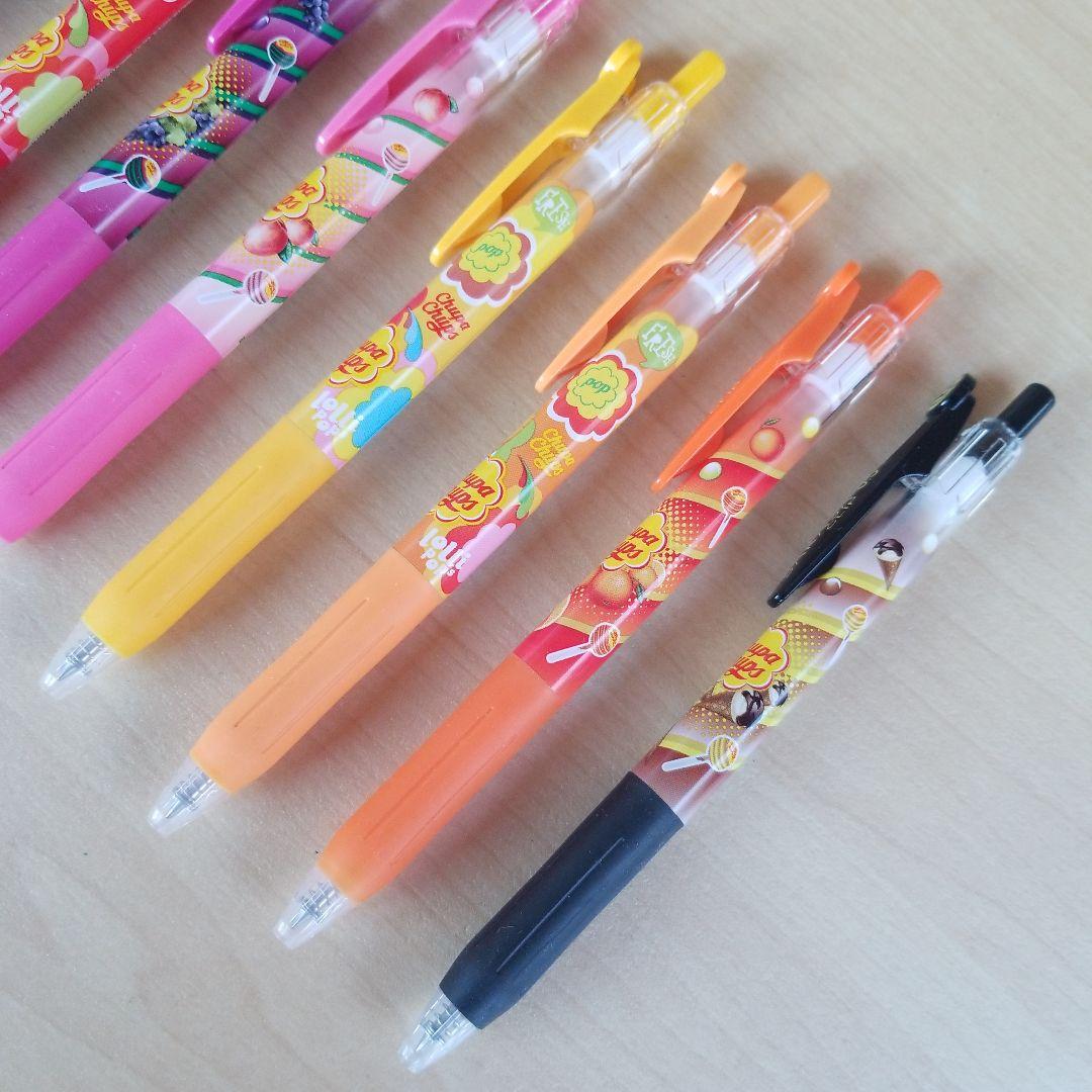 ZEEBRA SARASA 限定 香りつき チュッパチャプス ボールペン9本♡