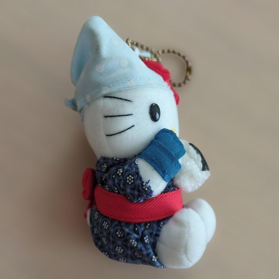 新潟限定 ご当地キティ ハローキティ 和風ぬいぐるみ おにぎり付き