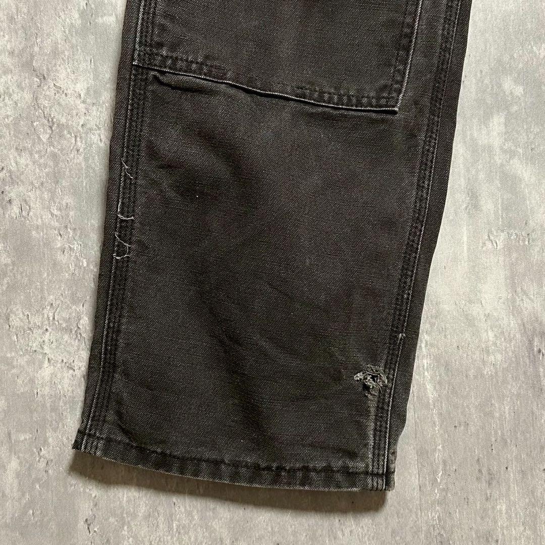 希少 Carhartt カーハート ブラック ダブルニー ペインターパンツ
