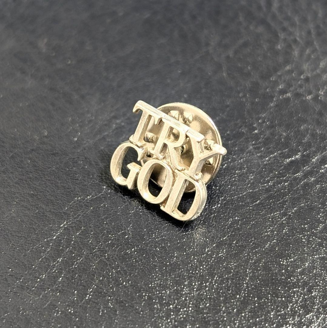 TIFFANY TRY GOD ピンバッジ silver ティファニー