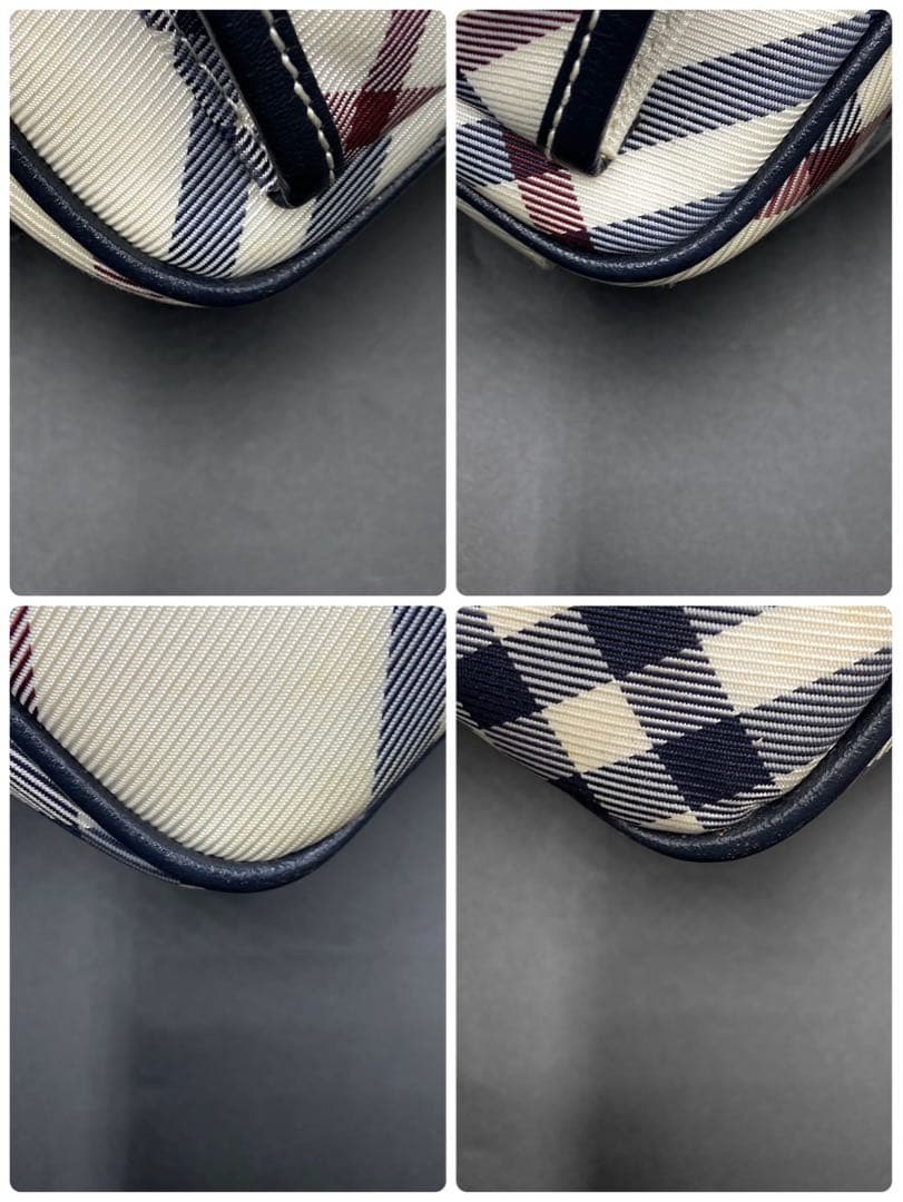 バーバリー ブルーレーベル ノバチェック ショルダーバッグ ブラック