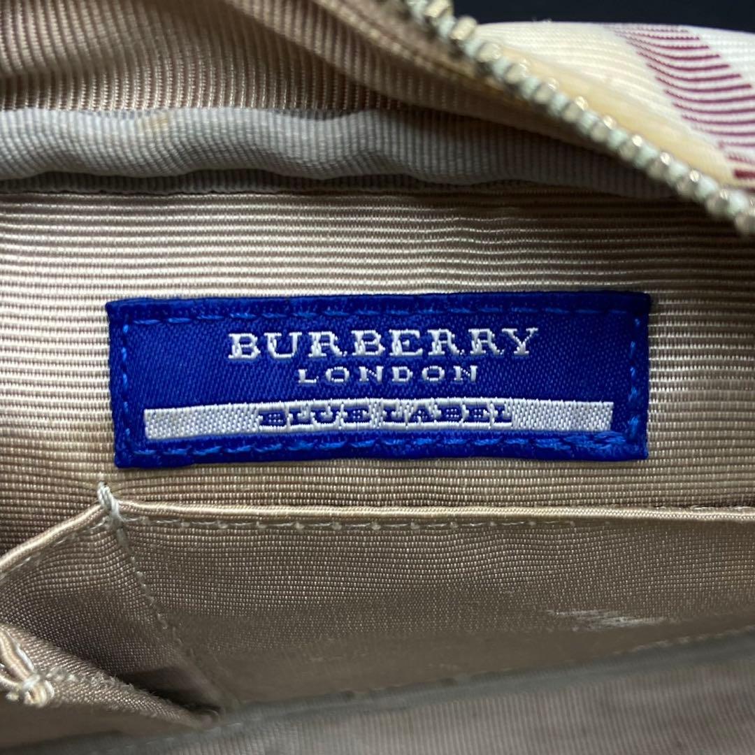 バーバリー ブルーレーベル ノバチェック ショルダーバッグ ブラック