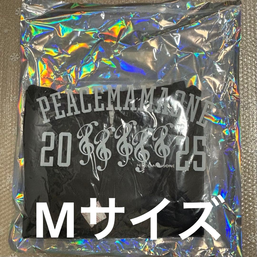 GDRAGON PEACEMAMAONE ジップアップ フーディー 黒 Mサイズ