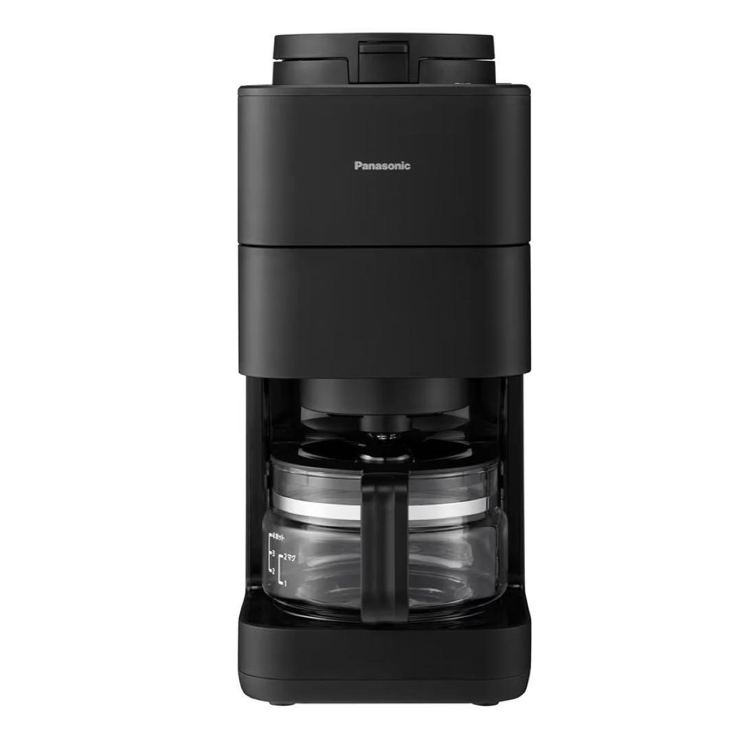 明日発送！美品！全自動パナソニック コーヒーメーカー NC-A58-K ブラック