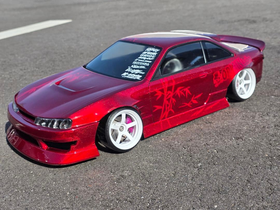 アディクション　S14シルビア　制作済み新品ラジコンホディ