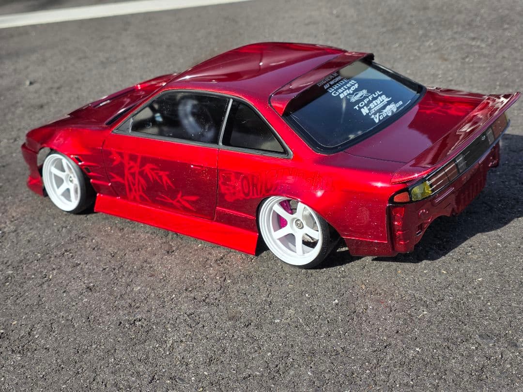 アディクション　S14シルビア　制作済み新品ラジコンホディ