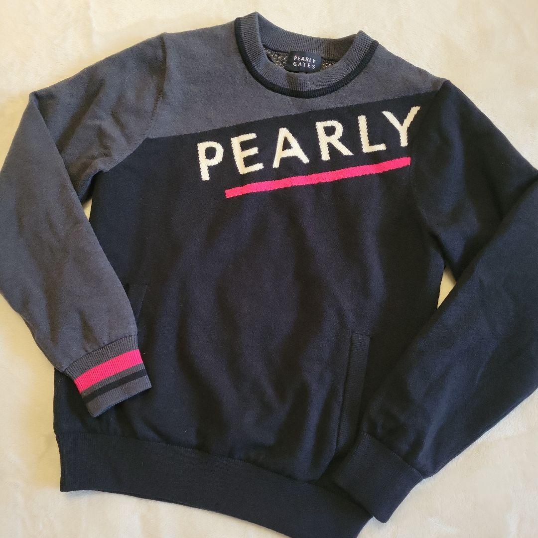 PEARLY GATES あったか裏地付きロゴセーター☆