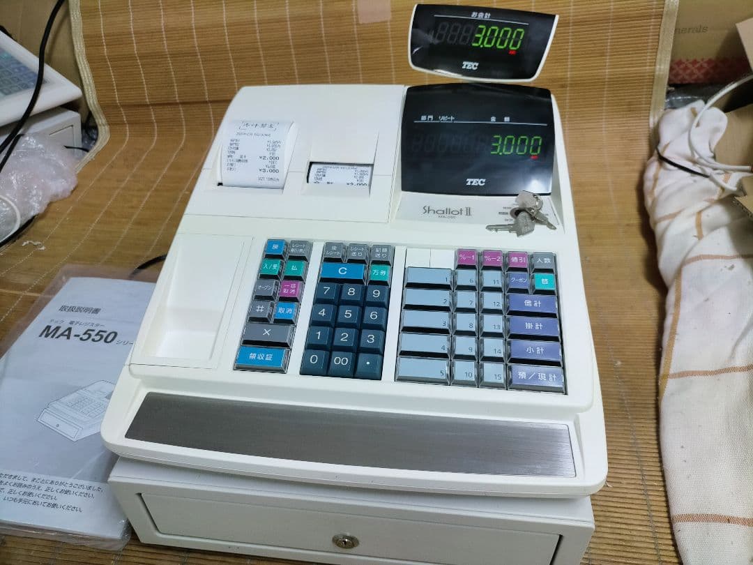 テックレジスター　MA-550　ツインプリンター　人気機種　118860