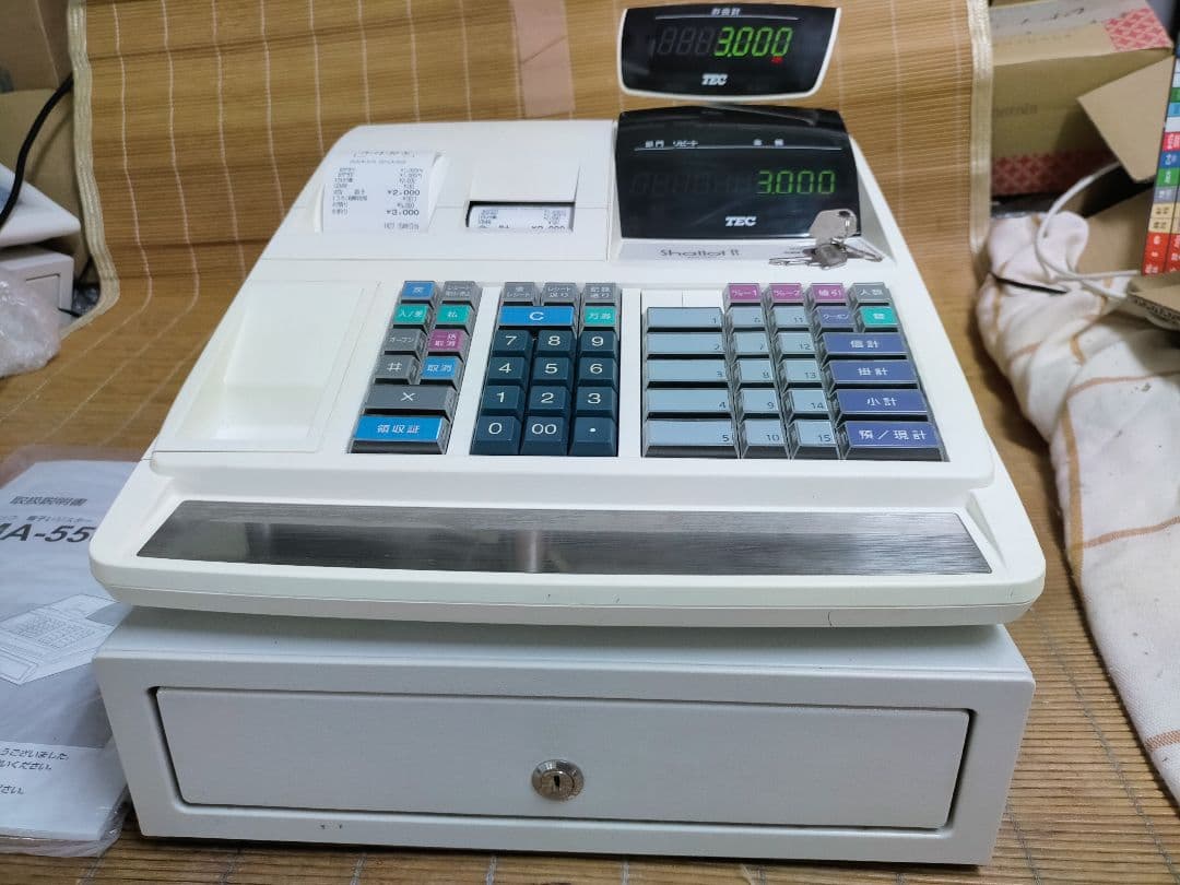 テックレジスター　MA-550　ツインプリンター　人気機種　118860