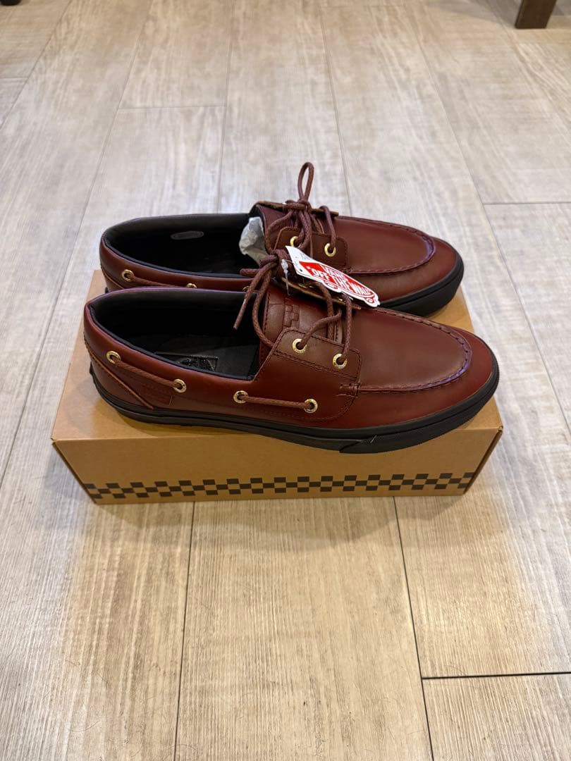 Vans V176CF ブラウン/ブラック 28cm 2アイレット