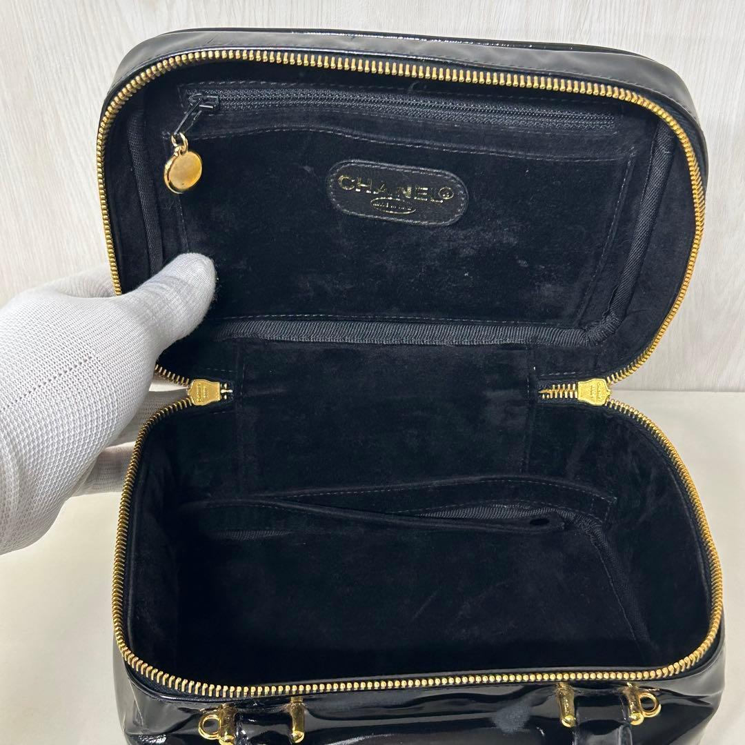 CHANEL シャネル A07060 バニティバッグ エナメル