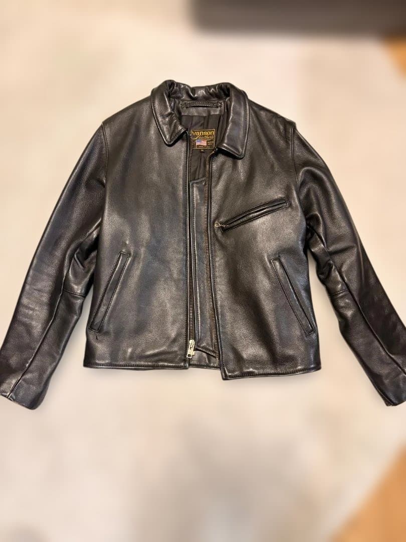 【期間限定値引き】VANSON（バンソン） シングルライダースジャケット