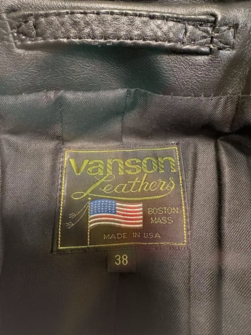 【期間限定値引き】VANSON（バンソン） シングルライダースジャケット
