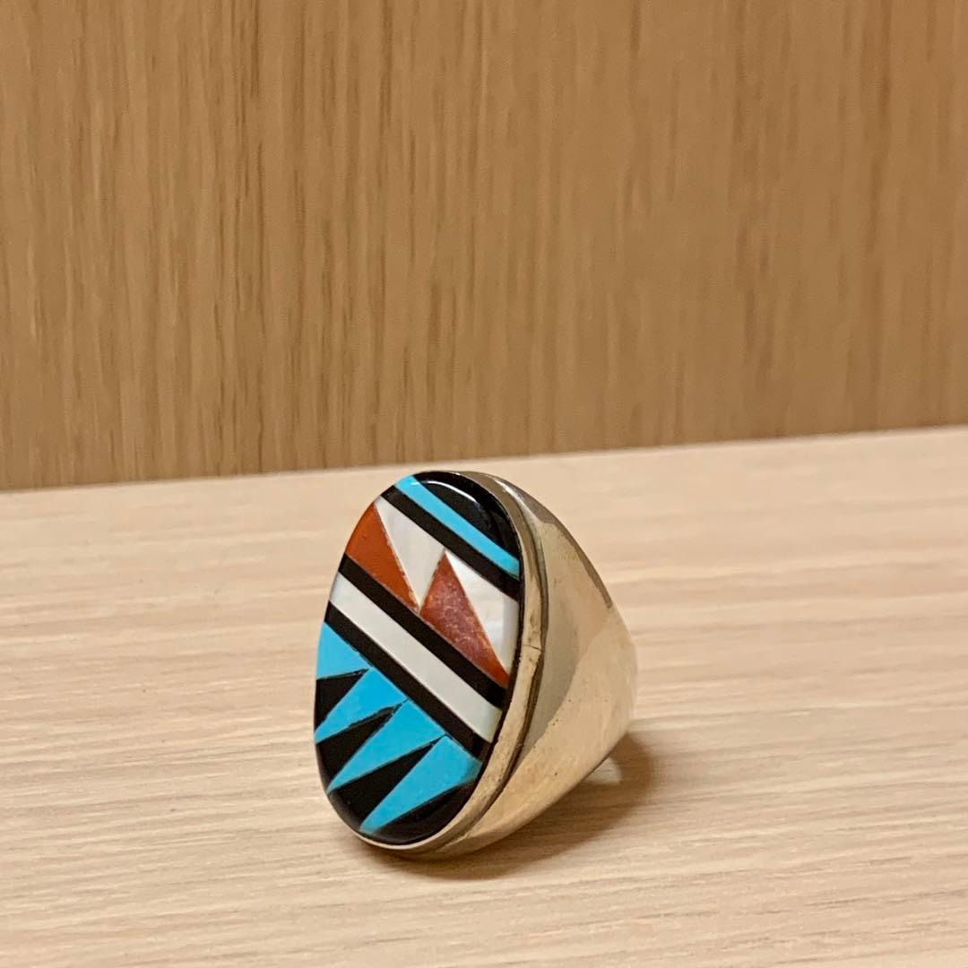 [大特価　4点まとめ] インディアンジュエリー　指輪　ズニ族　ホピ族