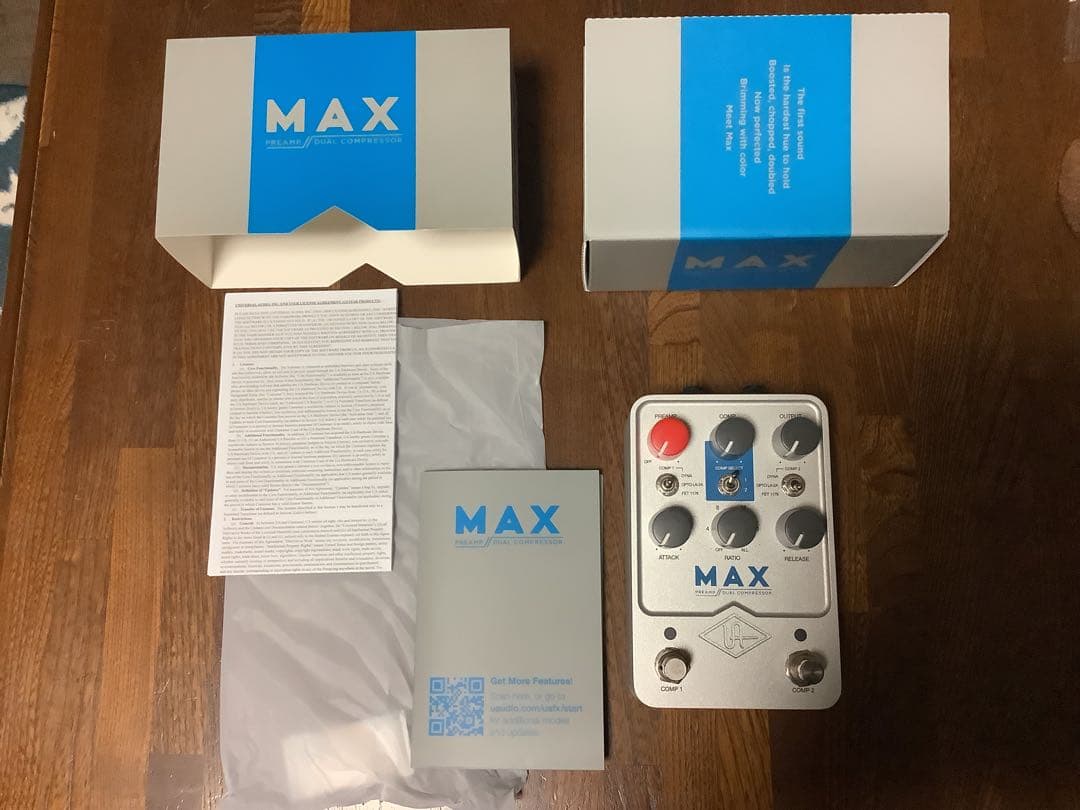 UAFX MAX Comp プリアンプ&デュアルコンプレッサー