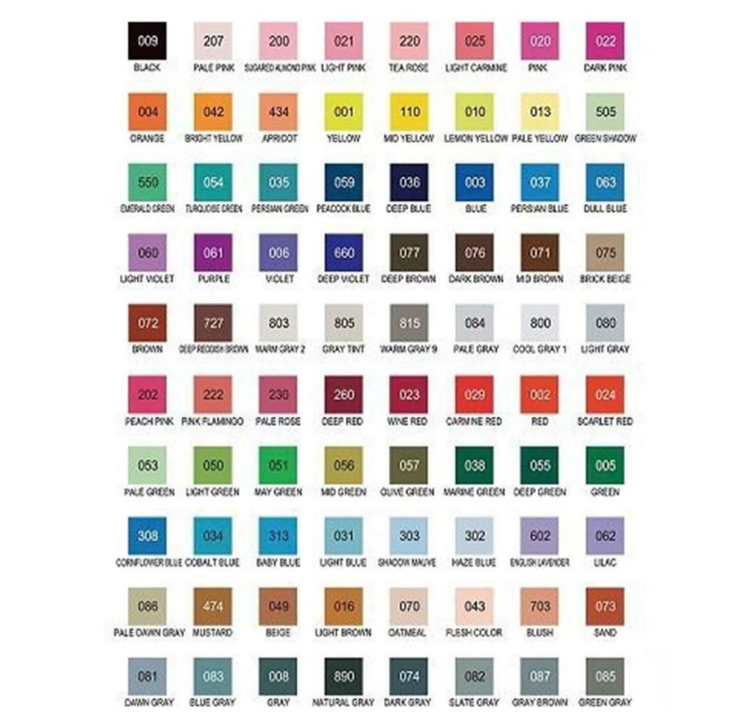 呉竹 リアルブラッシュ+ファイン 80色セット