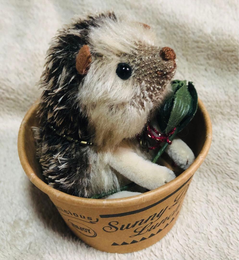 ゆぅ　ハリネズミ　ハンドメイド　作家様　ぬいぐるみ