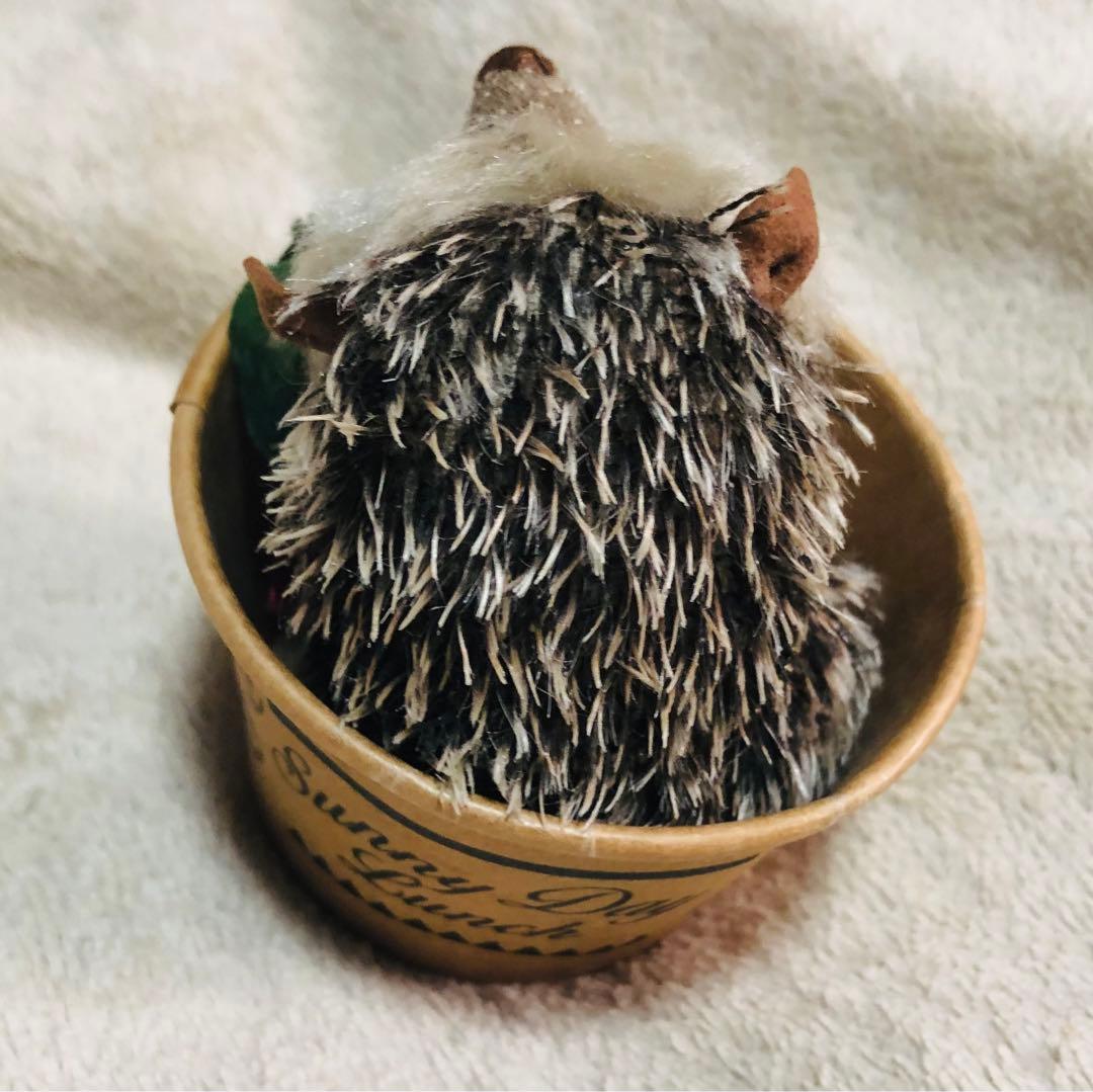 ゆぅ　ハリネズミ　ハンドメイド　作家様　ぬいぐるみ