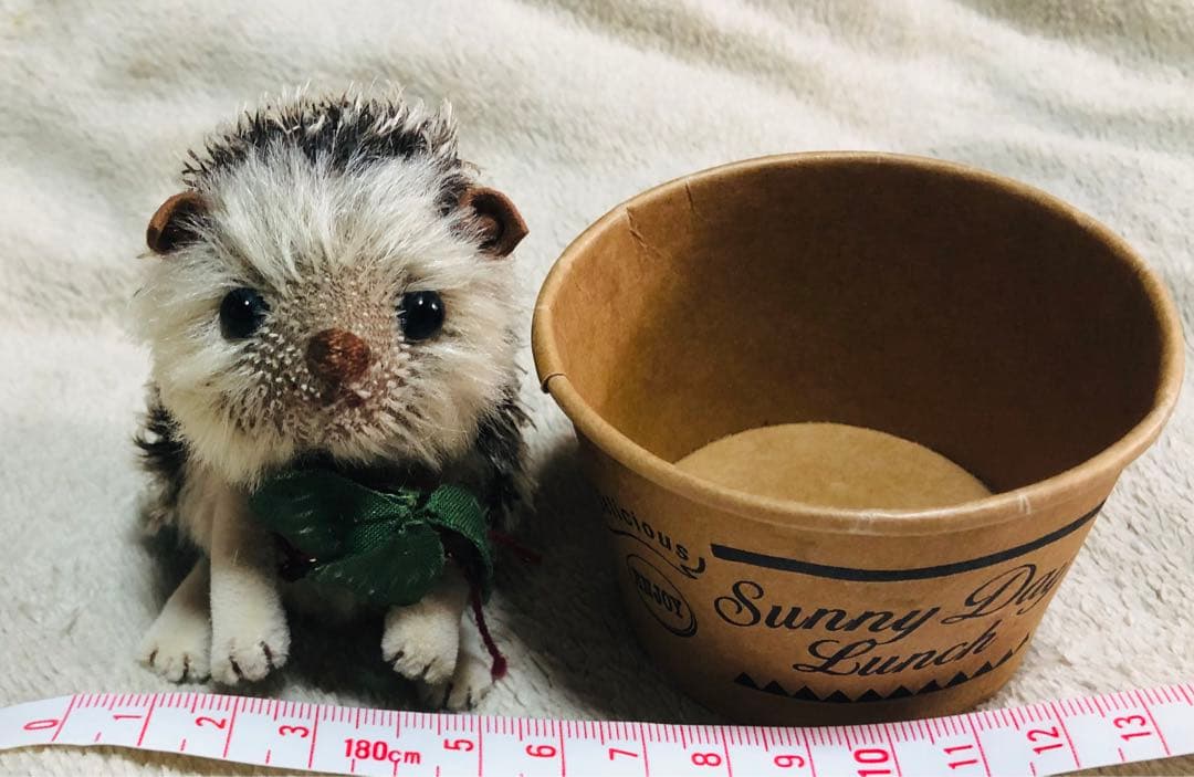 ゆぅ　ハリネズミ　ハンドメイド　作家様　ぬいぐるみ