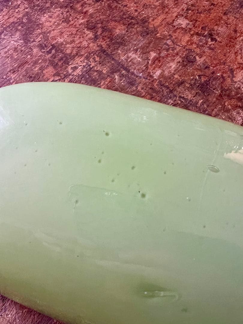 大正ロマン　緑変形電笠　電気スタンド　ガラス　照明　灯り　アンティーク　古道具