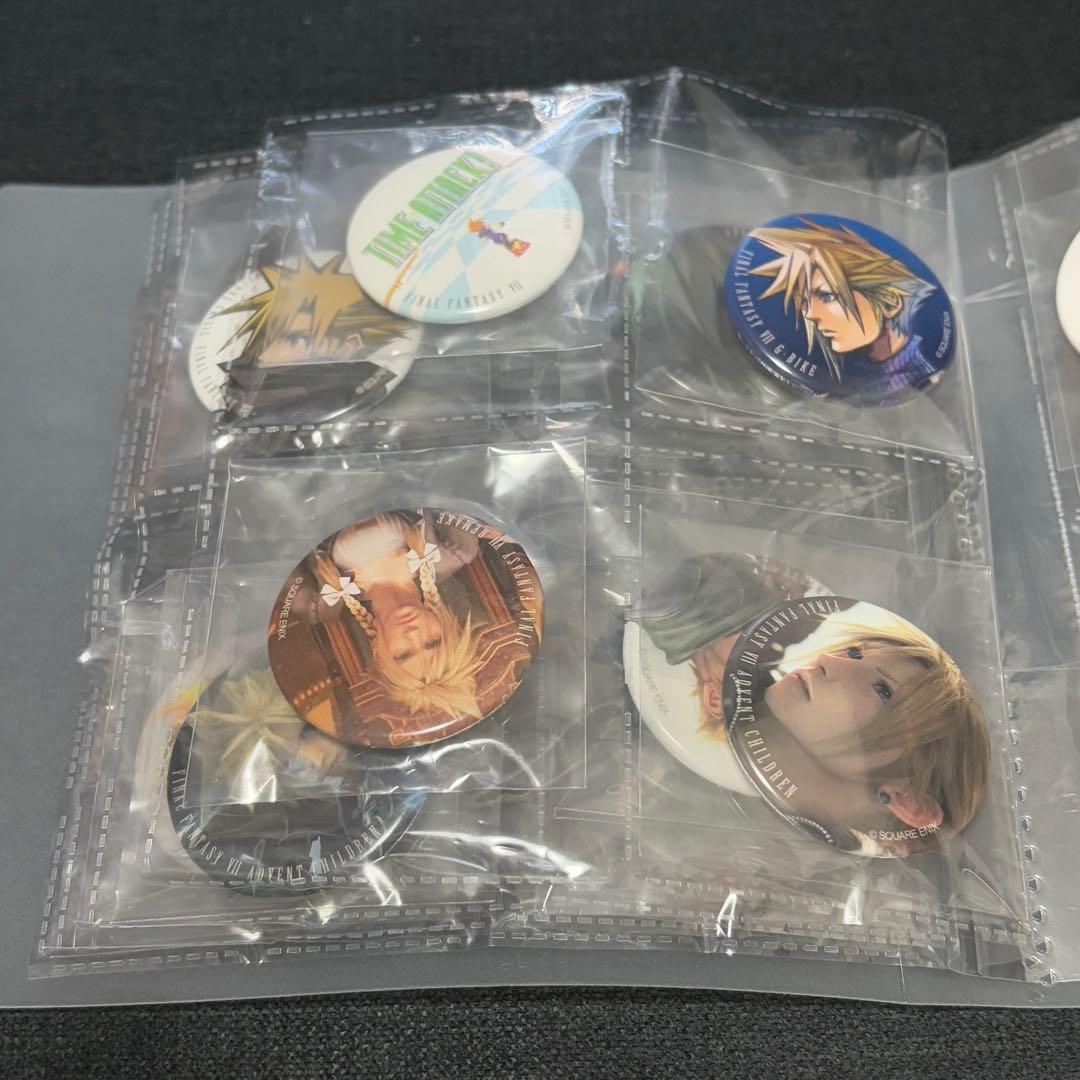 ファイナルファンタジーVII 缶バッジコレクション クラウド　Vol.1、2全種