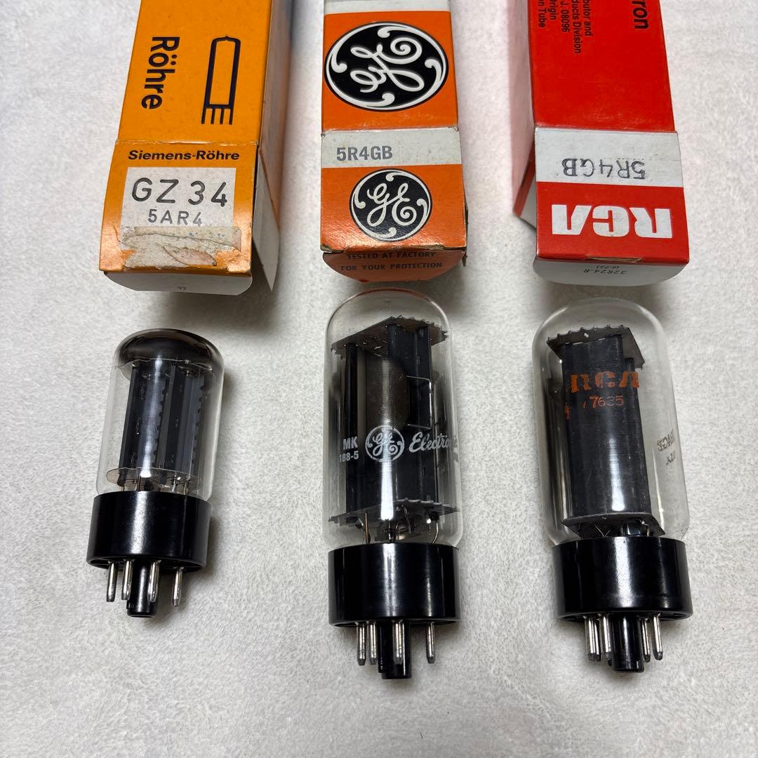 真空管3本セット GZ34 5AR4 5R4GB
