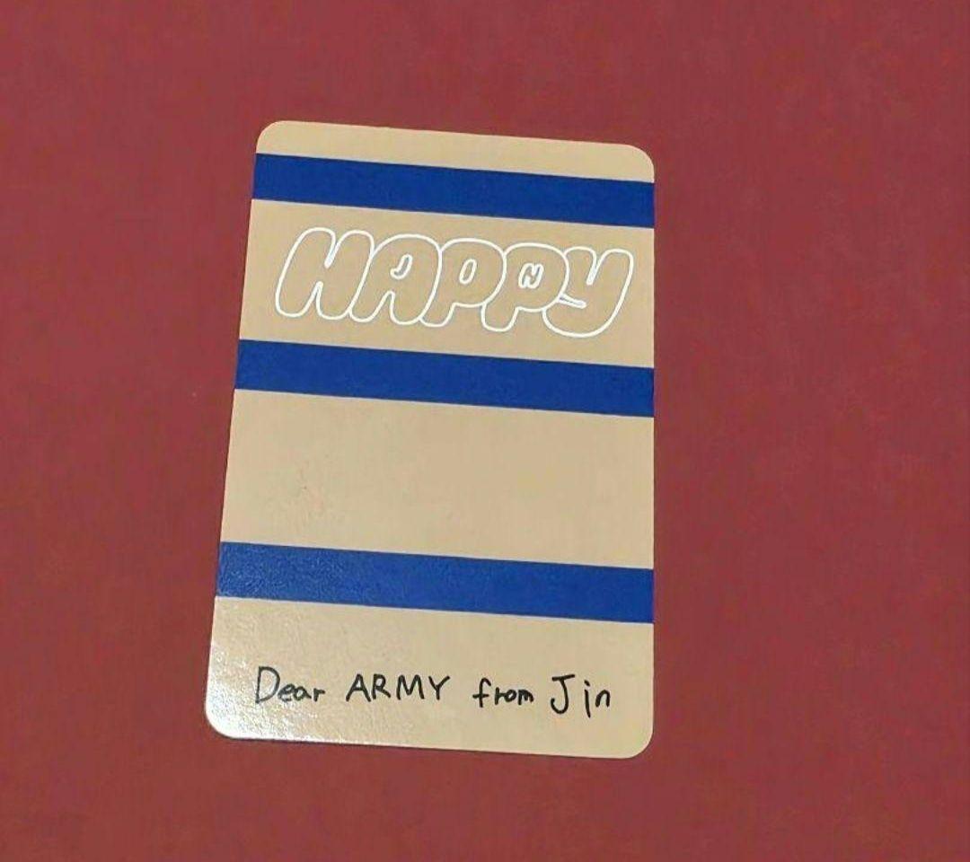 BTS ジン Happy Days with Jin 当選品