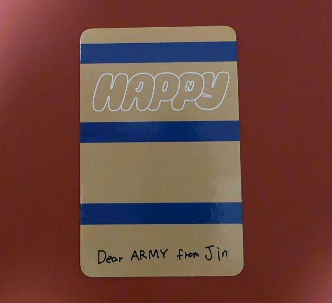 BTS ジン Happy Days with Jin 当選品