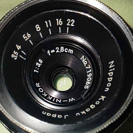 ニコン W-ニッコール2.8cmf3.5 ファインダー付き