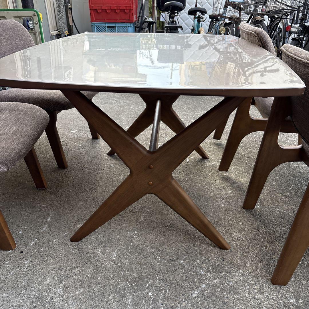 【直接引き取り限定】リビングダイニングテーブル・チェア5点セット