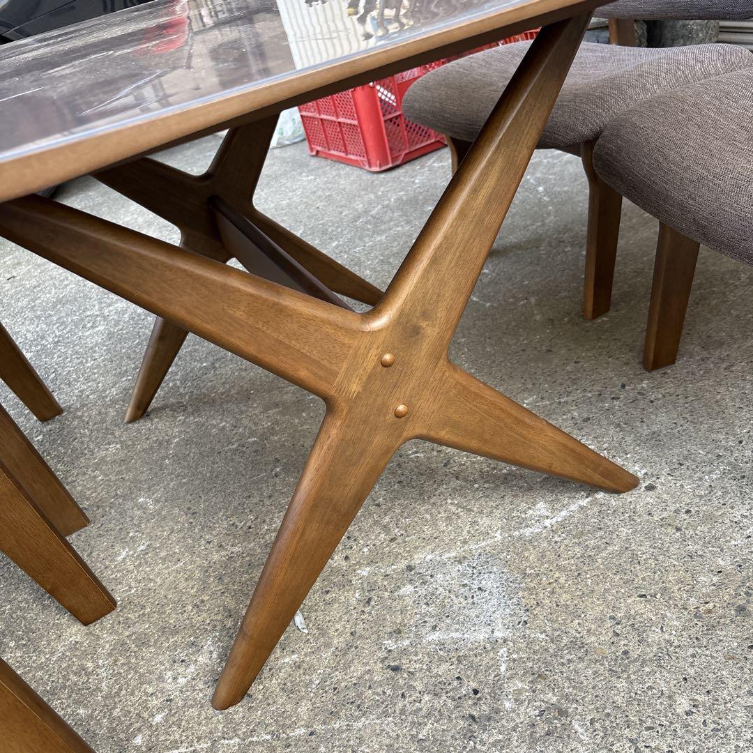 【直接引き取り限定】リビングダイニングテーブル・チェア5点セット