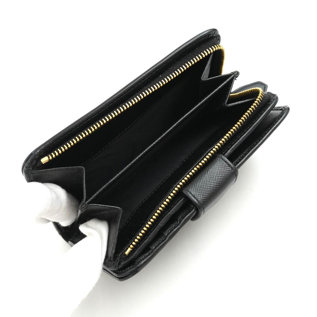 ✨未使用に近い✨　PRADA ミニ財布　サフィアーノ　アイコン　折り財布