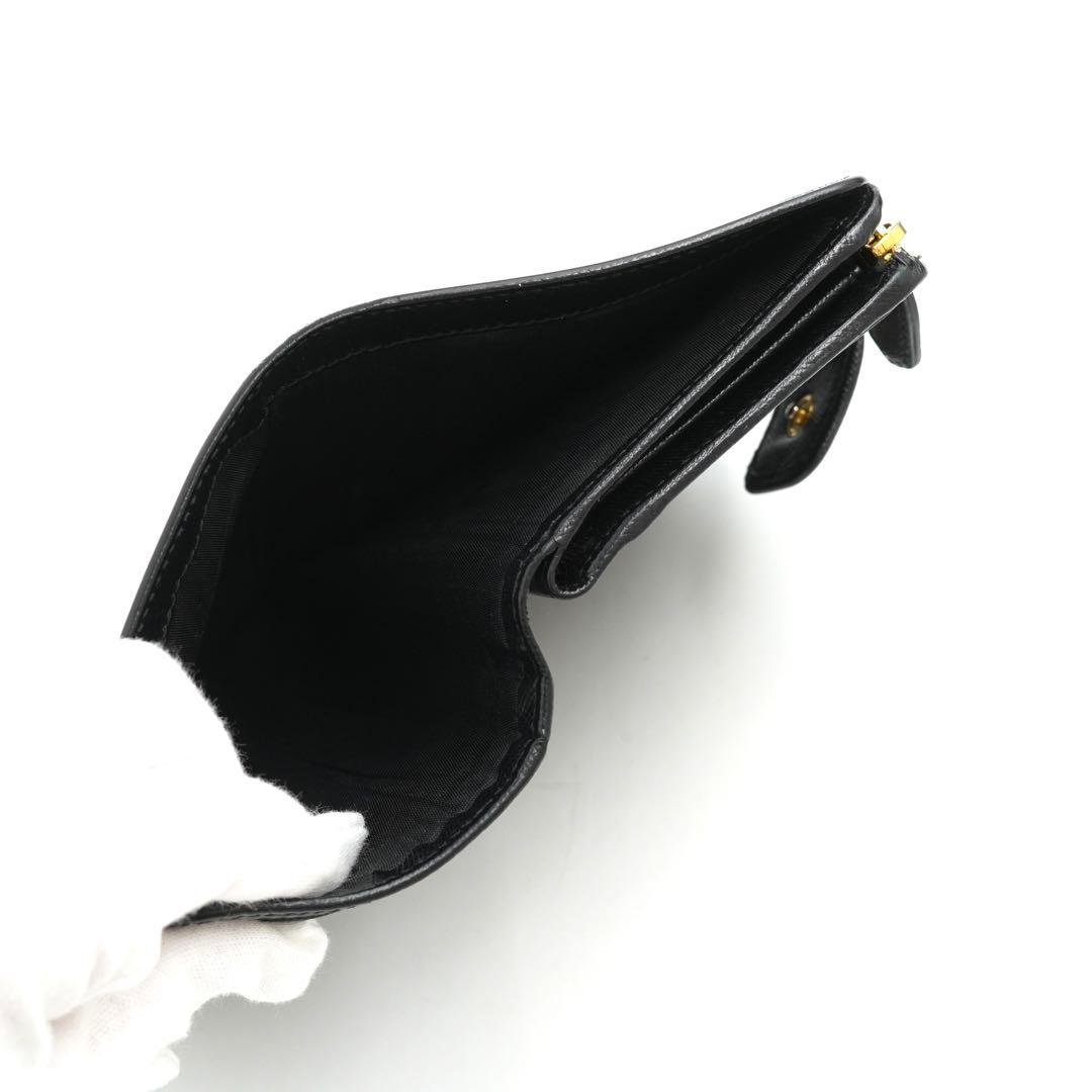 ✨未使用に近い✨　PRADA ミニ財布　サフィアーノ　アイコン　折り財布