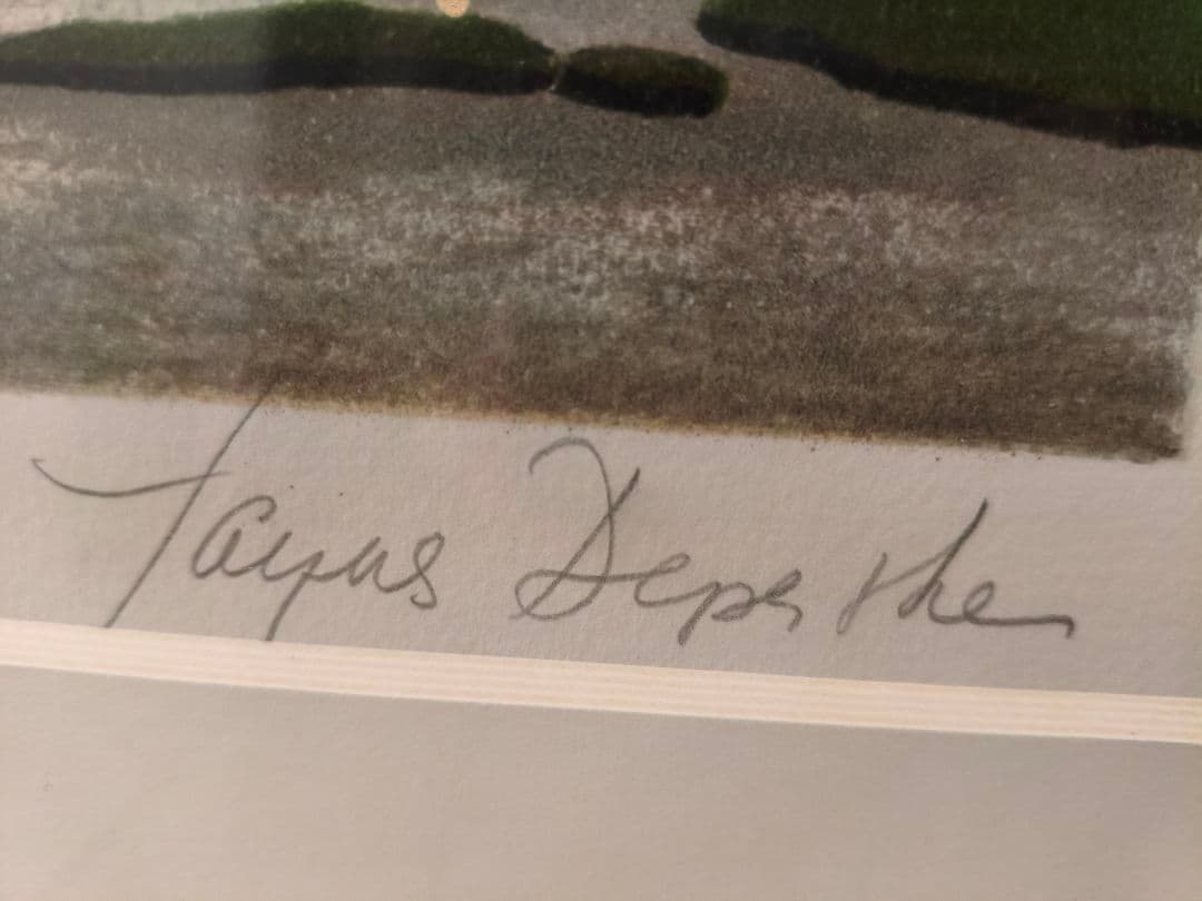 最終お値下げ！ジャックデペルト　リトグラフ 　直筆サイン、1/34エディション！