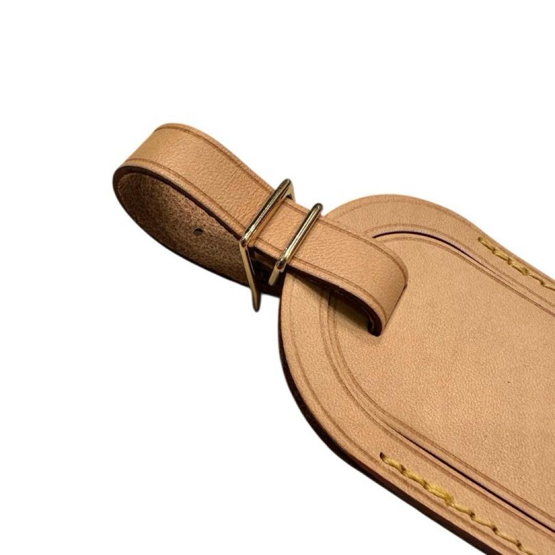 ルイ・ヴィトン ネームタグ ベージュ キーホルダー