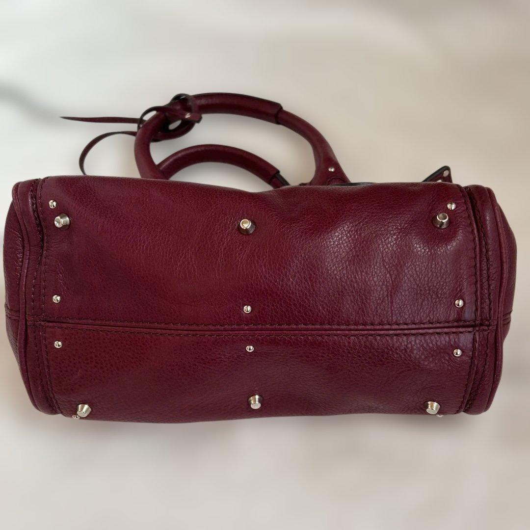 クロエ パディントン ボルドー 鍵付き ハンドバッグ