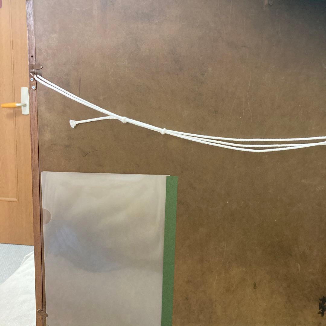 値下げ　田中忠雄　風景画 春の渓谷風景10号　油彩画