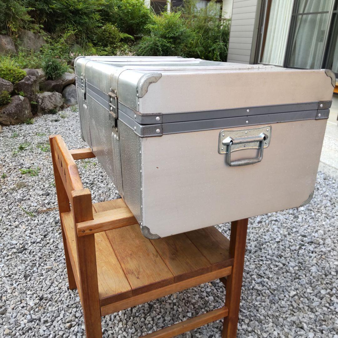 三越　アルミ大型トランク　ジュラルミンケース　日本製