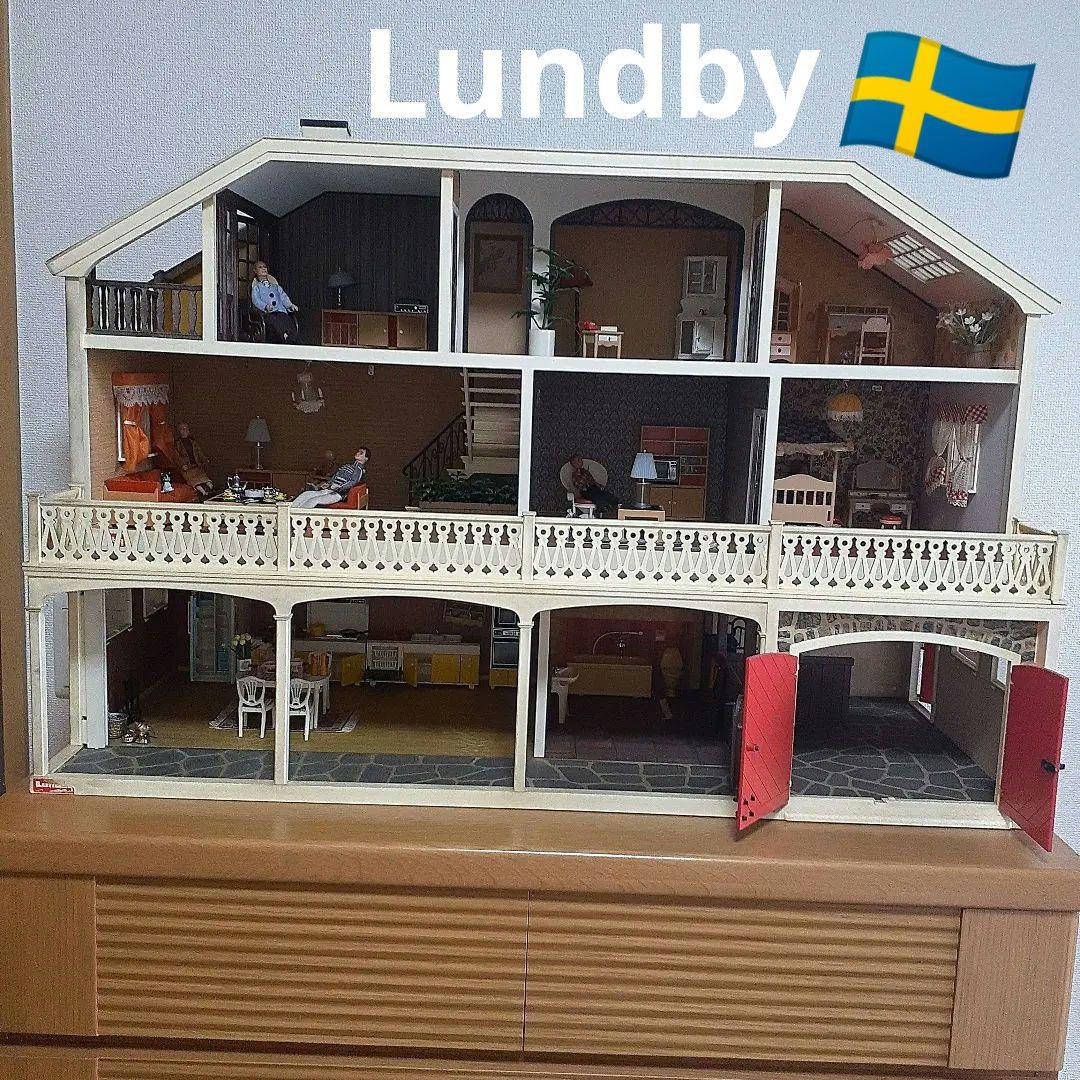 最終価格❗スウェーデン製Lundbyドールハウス/ミニチュア家具