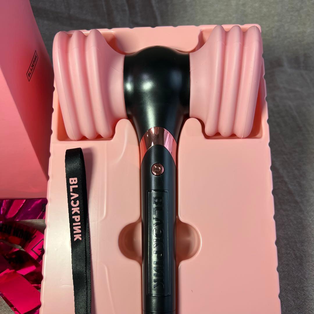 BLACKPINK ペンライト ストラップ付き 銀テ 武道館 セット ver.1