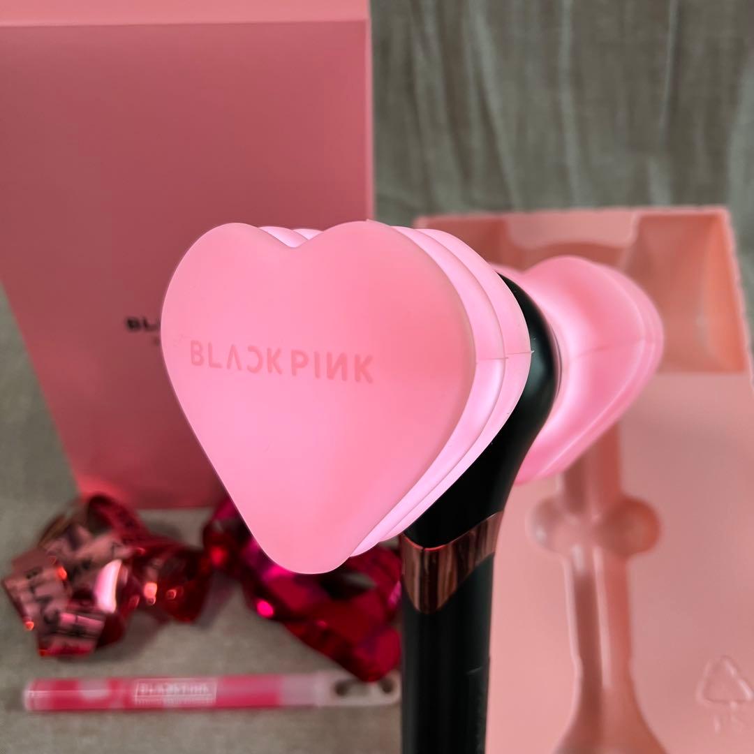 BLACKPINK ペンライト ストラップ付き 銀テ 武道館 セット ver.1